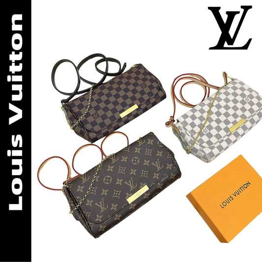 【ルイヴィトン】Favoriteミディアムバッグ 2WAY仕様 洗練された定番デザイン