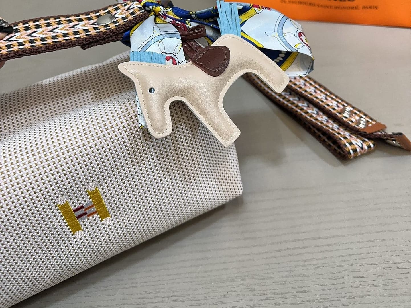 【エルメス】希少◆2wayバッグにも★GMサイズ ポーチ