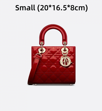 【ディオール】新作カラー★ パテントカーフスキン スモールバッグ-全4色