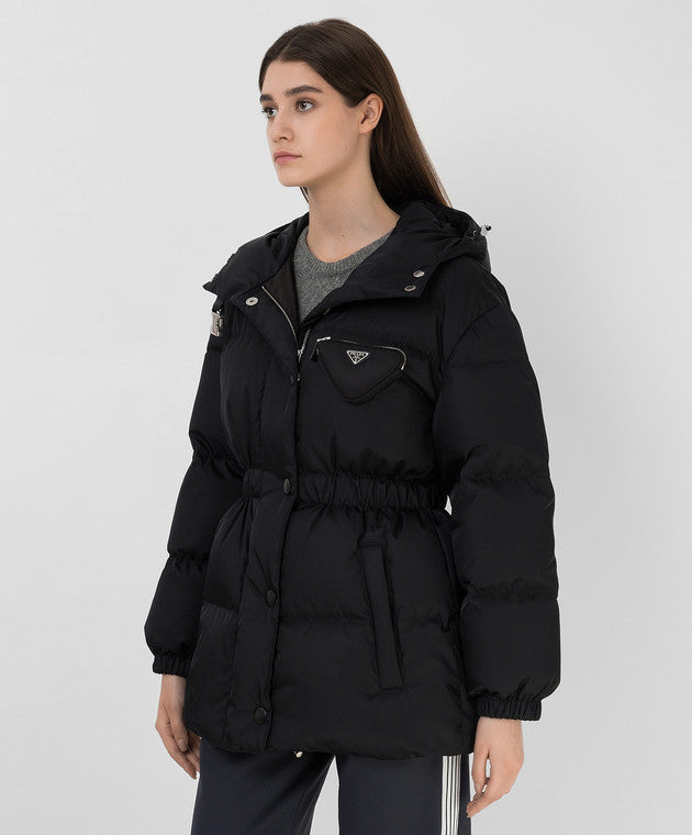 【プラダ】入手困難*ナイロン フード付ダウンジャケット レディース