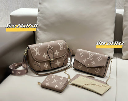 【ルイヴィトン】☆ラグジュアリー4点セット｜高級感溢れるデザイン、コスパ最強♪今すぐオンラインでチェック！