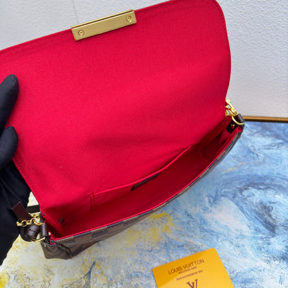 【ルイヴィトン】Favoriteミディアムバッグ 2WAY仕様 洗練された定番デザイン