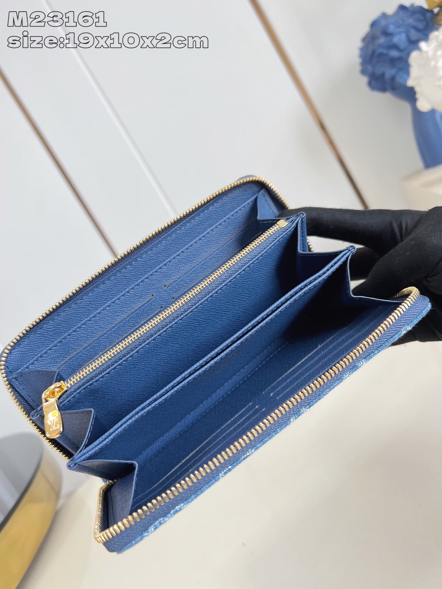 【ルイヴィトン】レアアイテム♪LV× TM ジッピーウォレット デニム チェリー