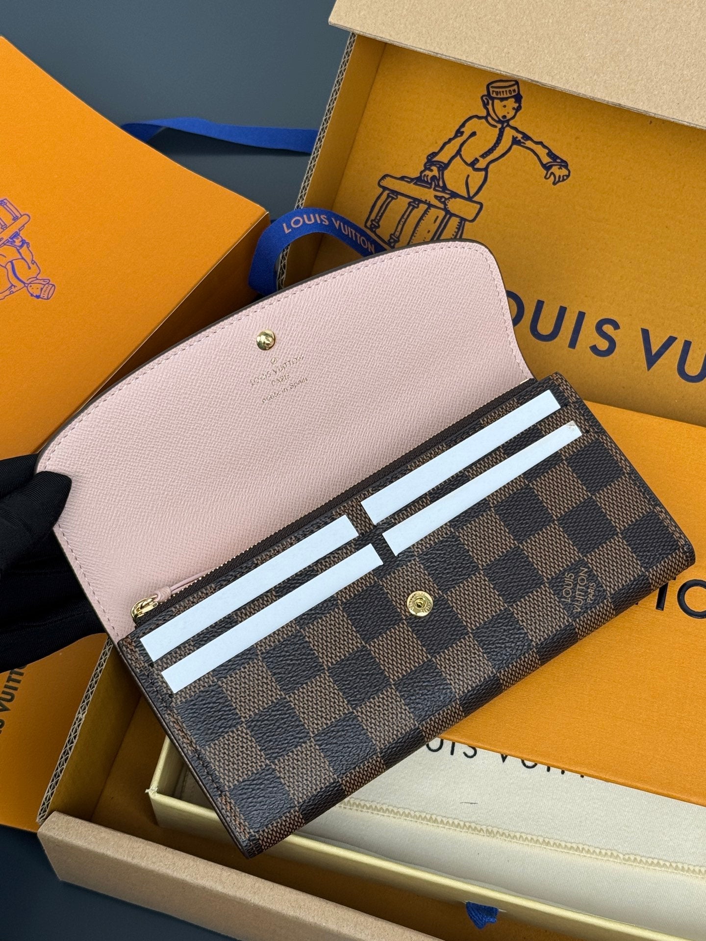 【ルイヴィトン】大人気☆  ポルトフォイユ・エミリー 財布 ギフト8色