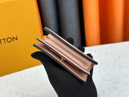 【ルイヴィトン】エンボスレザー財布 小さいのに収納力抜群